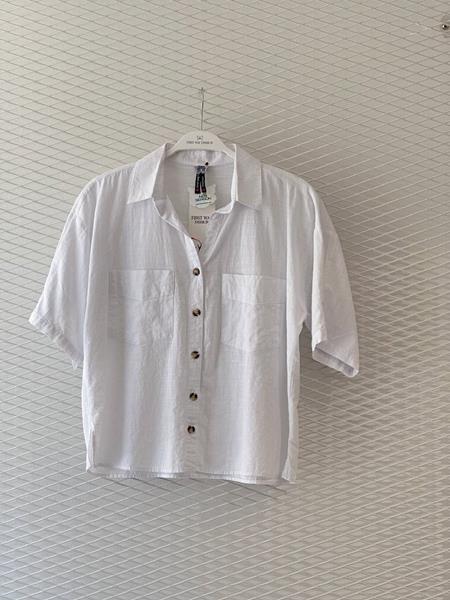 Рубашка New Season (S-XL) 8561 white (лето)