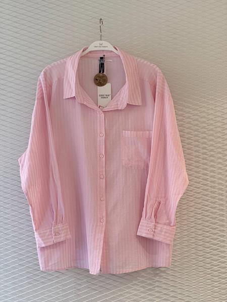 Рубашка New Season (one size) 8572 pink (деми)