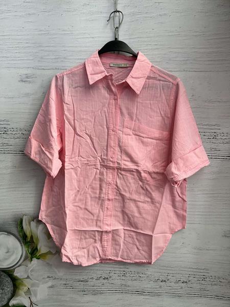 Рубашка New Season (S-L) 8579 pink (лето)