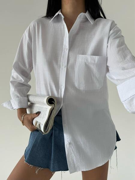 Рубашка New Season (S-L) 8585 white (деми)