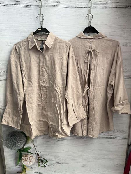 Рубашка New Season (S-L) 8595 brown (деми)