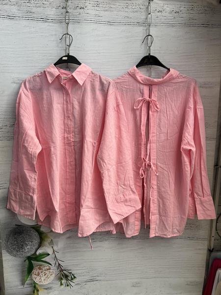 Рубашка New Season (S-L) 8596 pink (деми)
