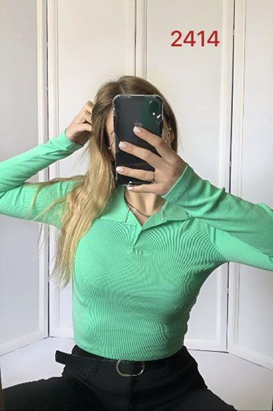 Свитер FSN (42-46) 2414 green (деми)