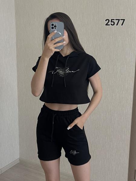 Костюм FSN (42-48) 2577 black (лето)