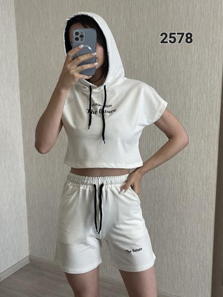 Костюм FSN (42-48) 2578 white (лето)