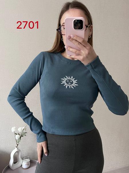 Свитер FSN (42-46) 2701 blue (деми)
