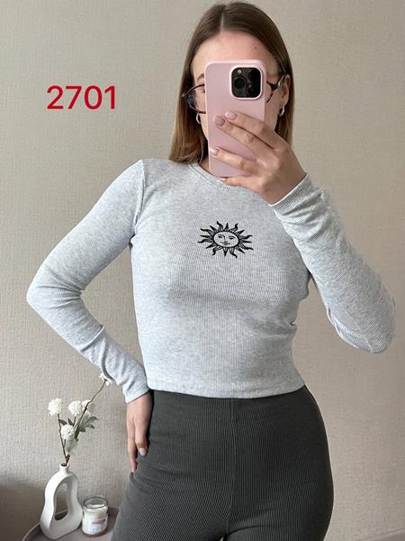 Свитер FSN (42-46) 2701 l.grey (деми)