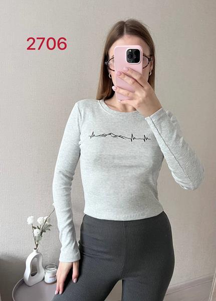 Свитер FSN (42-46) 2706 l.grey (деми)