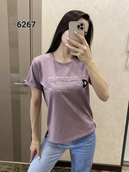 Футболка FSN (44-50) 6267 lilac (лето)