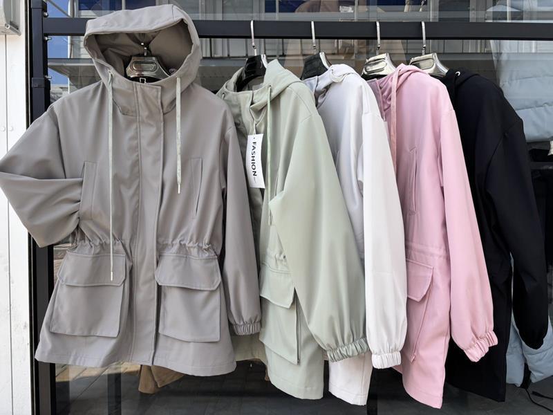 Куртка Yafeier (M-L) 24839 grey (деми)