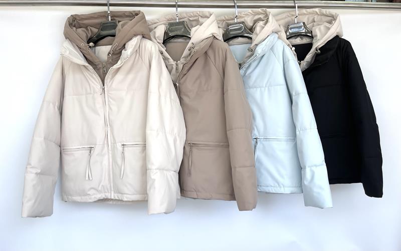 Куртка Yafeier (M-2XL) 25165 d.beige (деми)