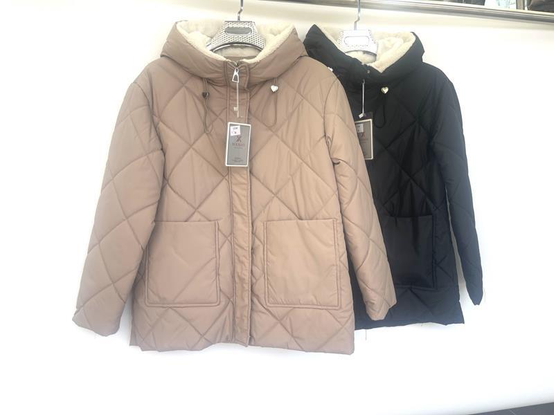 Куртка Yafeier (M-2XL) 578 beige (деми)