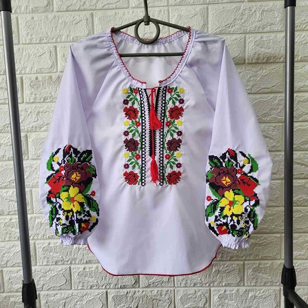 Вышиванка Boys&Girls (6-9) BG346 white (деми)