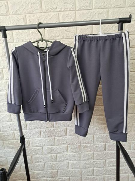 Костюм спорт Boys&Girls (5-8) BG351 d.grey (деми)