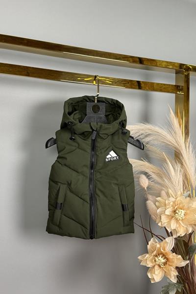 Жилетка Delfinka (68-98) 50161 khaki (деми)