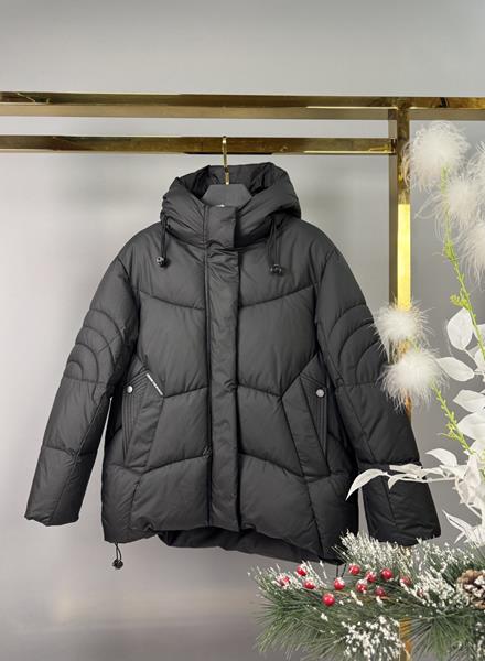 Куртка Delfinka (140-164) 5886 black (зима)