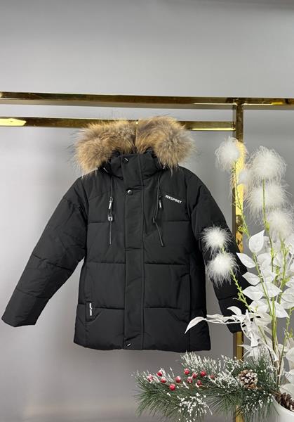 Куртка Delfinka (122-146) B576 black (зима)