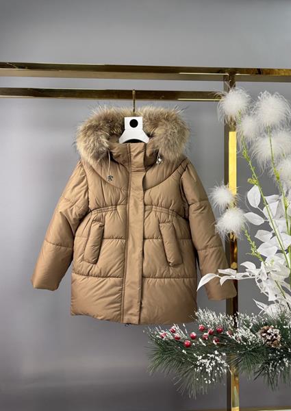 Куртка Delfinka (98-122) CP69 brown (зима)