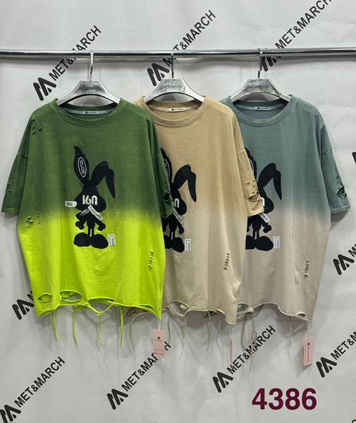 Футболка Met&March (one size) 4386 green (лето)