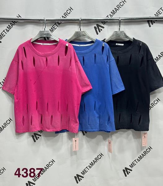 Футболка Met&March (one size) 4387 black (лето)