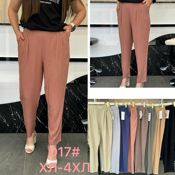 Штаны JJF (XL-4XL) 017 khaki (лето)