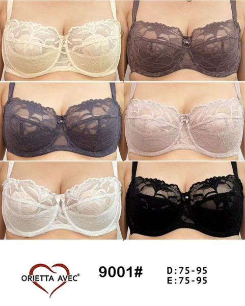 Бюстгальтер Diorella (E) 9001E black (лето)