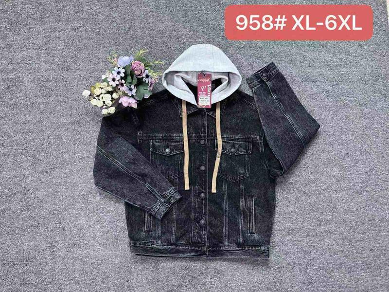 Куртка Leen (XL-6XL) 958 black (деми)
