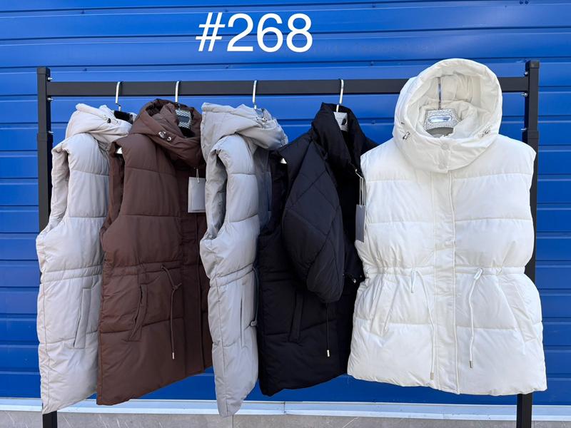 Жилетка Oukali (M-2XL) 268 white (деми)