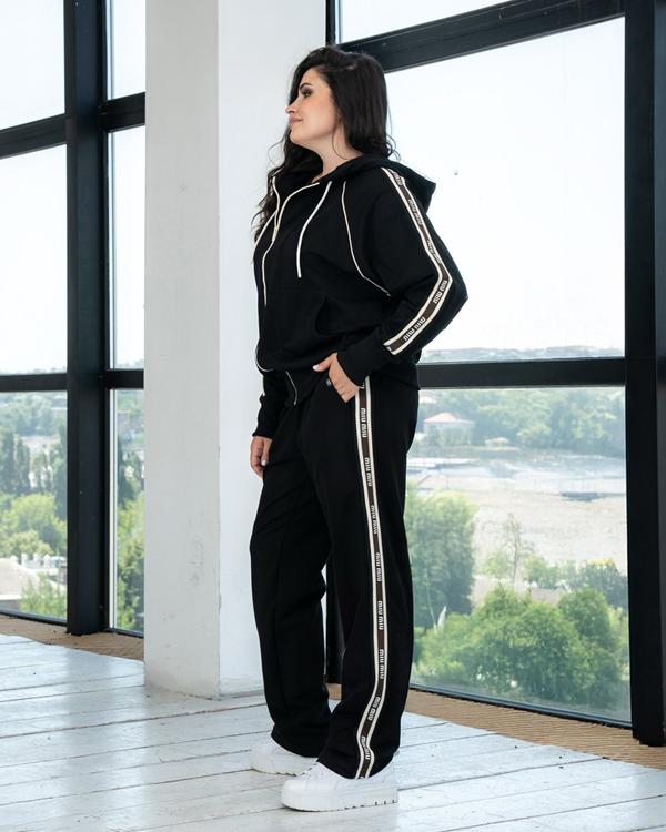 Костюм спорт AZNA (XL-4XL) Д146 black (деми)