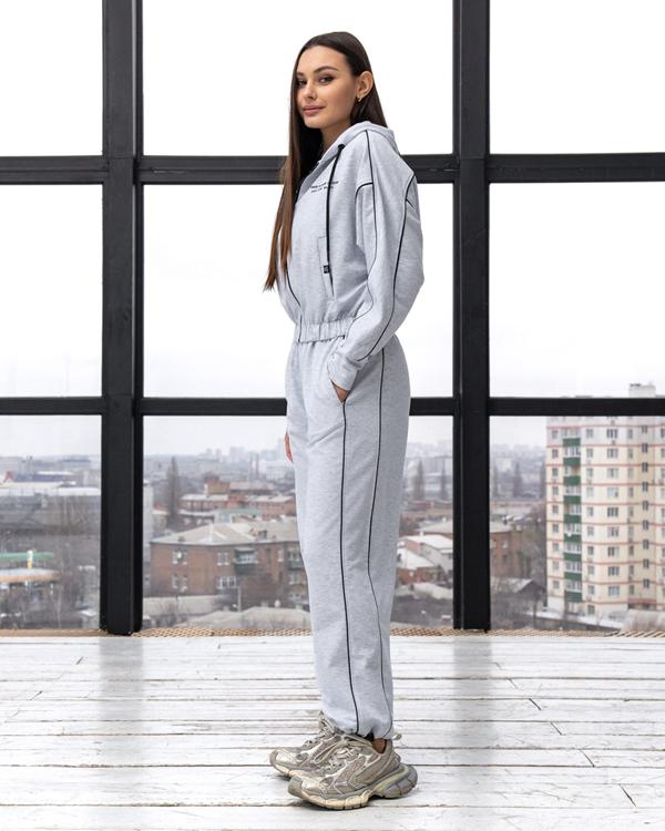 Костюм спорт AZNA (XS-L) Д117 l.grey (деми)