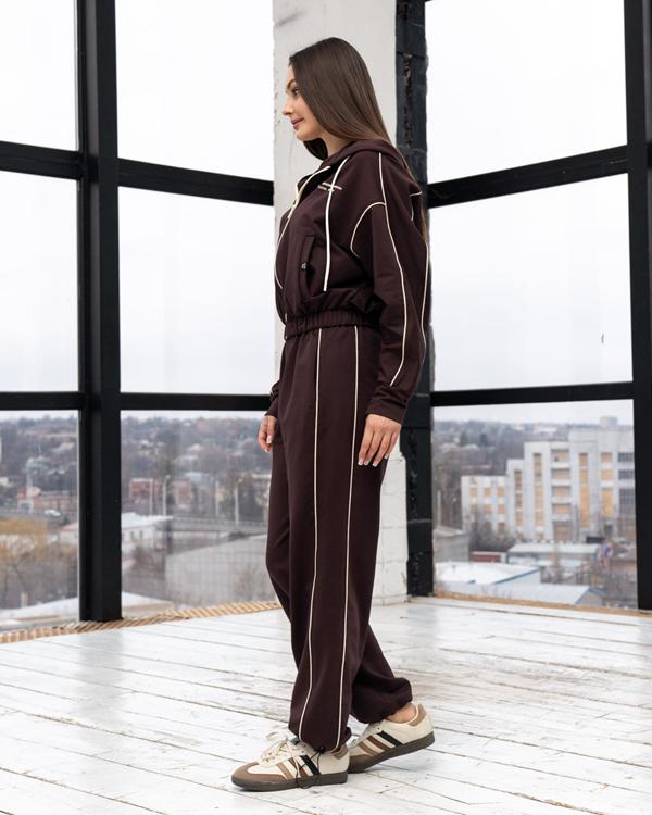Костюм спорт AZNA (XS-L) Д117 brown (деми)