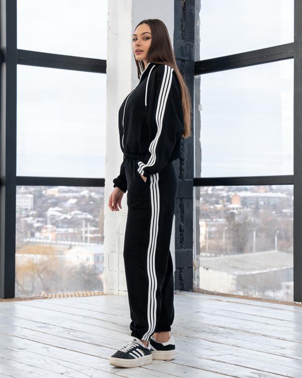 Костюм спорт AZNA (S-XL) Д94 black (деми)