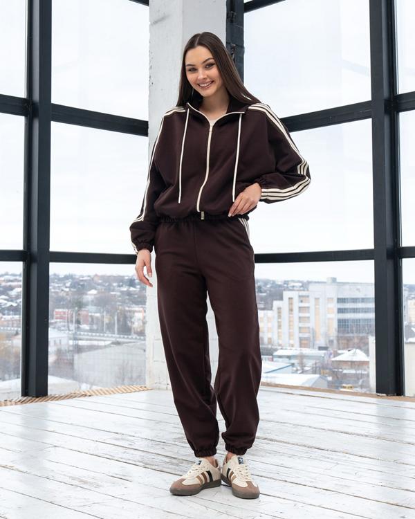 Костюм спорт AZNA (S-XL) Д94 brown (деми)
