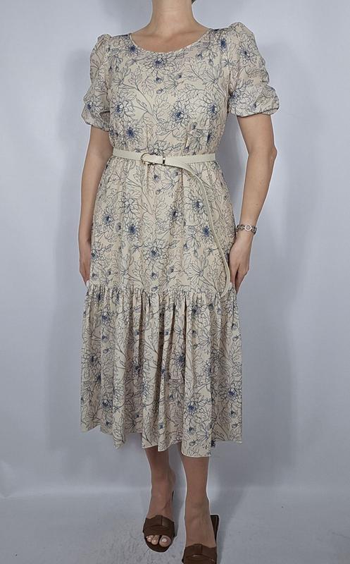 Платье Bugrova (S-XL) B75 beige (лето)