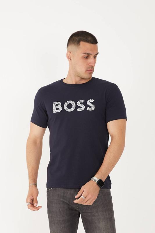 Футболка F.T.H (S-2XL) F133 navy (лето)