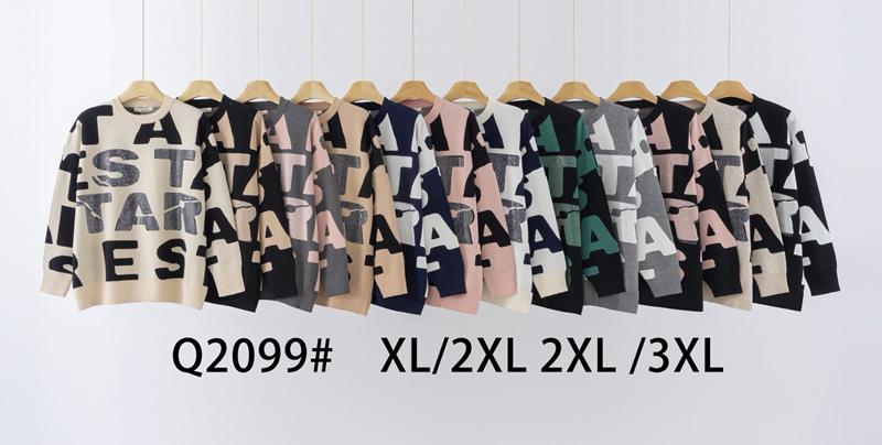 Свитер KissMe (XL-3XL) Q2099 mix (деми)