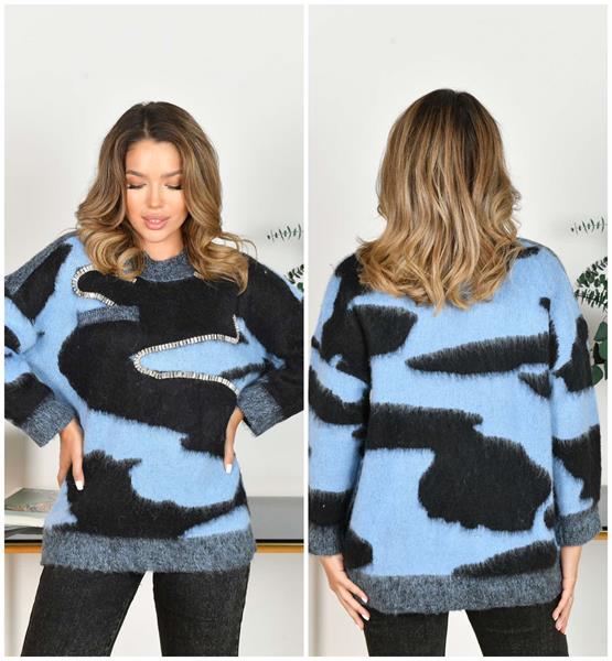 Свитер Direa (one size) 32025 l.blue (зима)