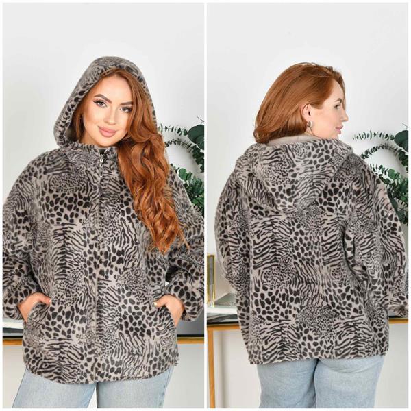Куртка Direa (L-2XL) 9302 grey (деми)