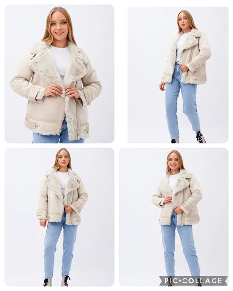 Куртка Dorimodes (S-L) DL632 beige (зима)
