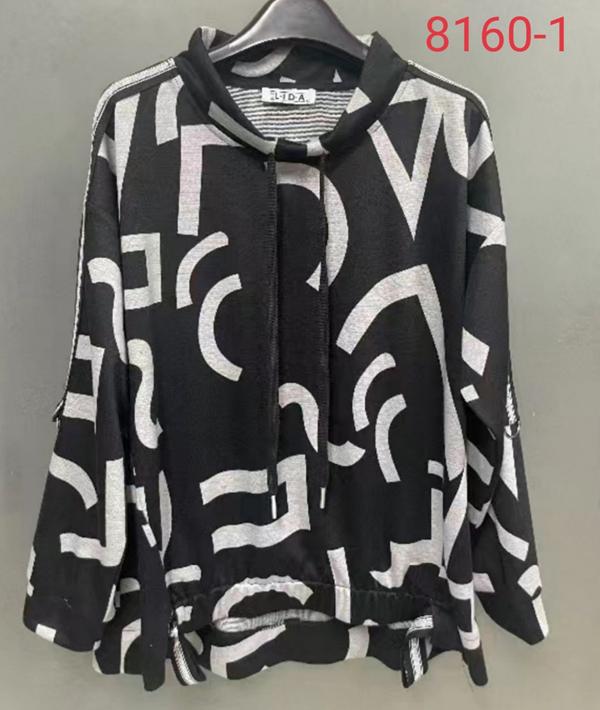 Свитер LIDA (52-62) 8160-1 black (деми)