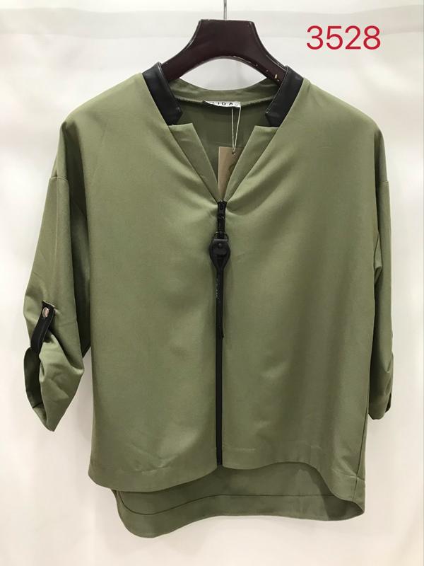 Кофта LIDA (52-62) 3528 khaki (деми)