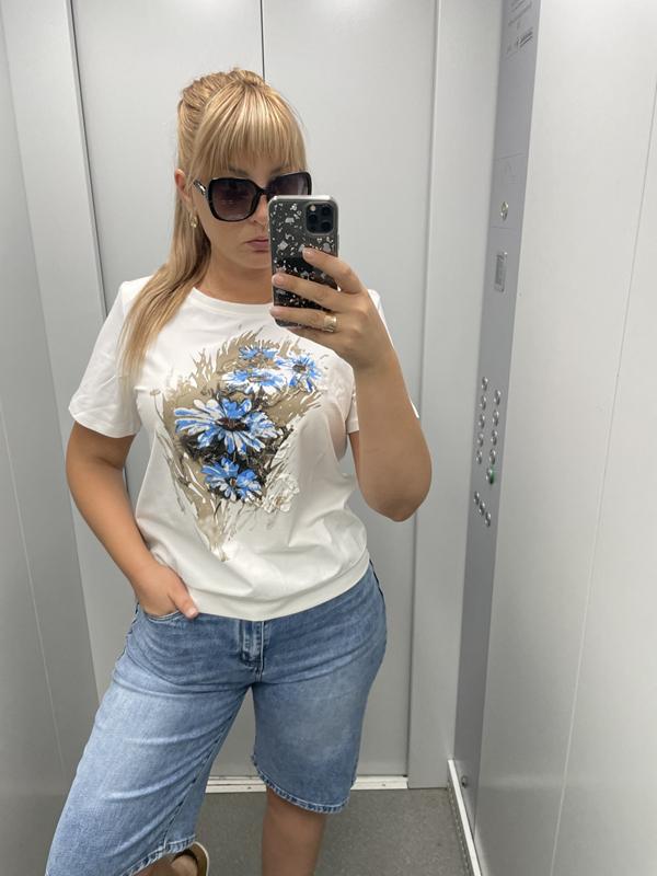 Футболка LIDA (50-60) 3721 white-beige (лето)