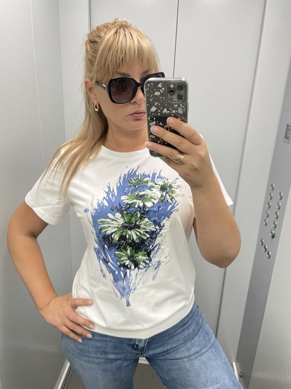 Футболка LIDA (50-60) 3721 white-l.blue (лето)