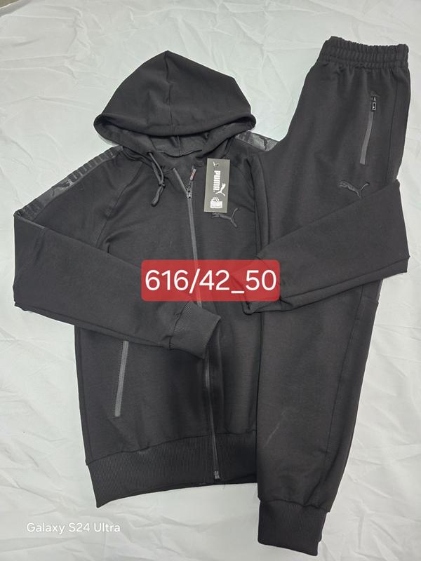 Костюм спорт Van Truong (42-50) K616 black (деми)