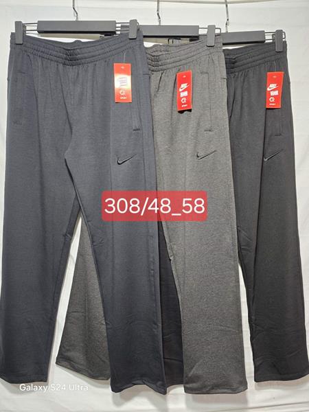 Штаны спорт Peng (48-58) K308 black (деми)