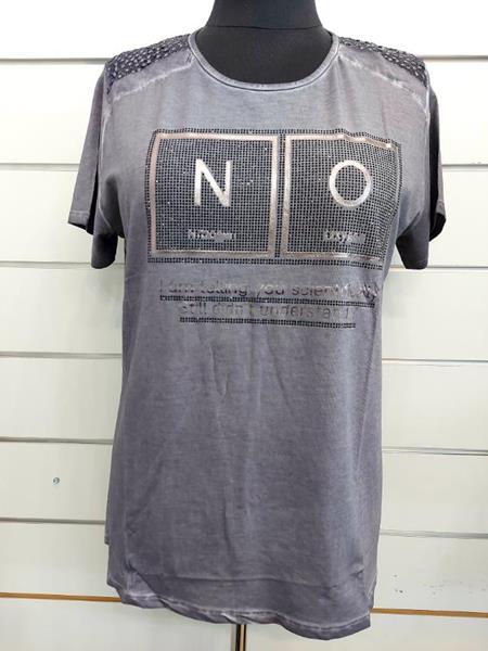 Футболка Julia (46-50) JL100 grey (лето)