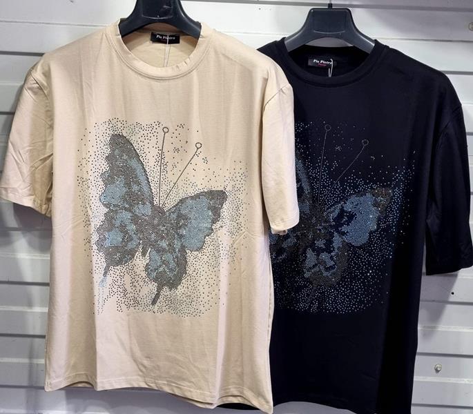 Футболка Julia (one size) JL115 black (лето)