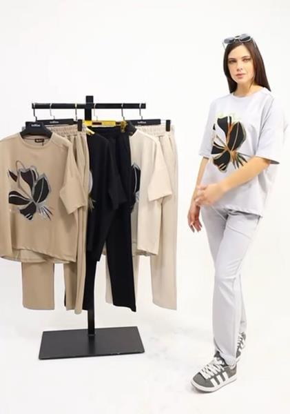 Костюм Julia (S-XL) JL81 beige (лето)
