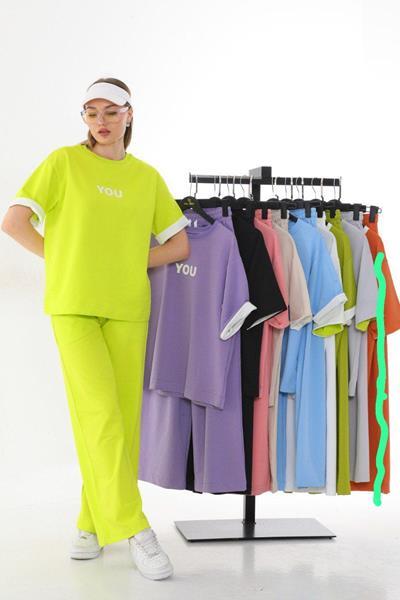 Костюм Julia (S-XL) JL86 pink (лето)