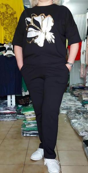 Костюм Julia (S-XL) JL97 black (лето)